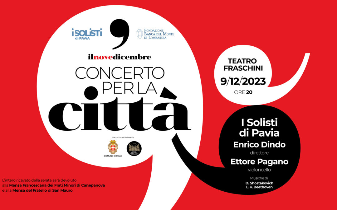 Il 9 dicembre, giorno di San Siro, torna il tradizionale concerto per la città al Teatro Fraschini